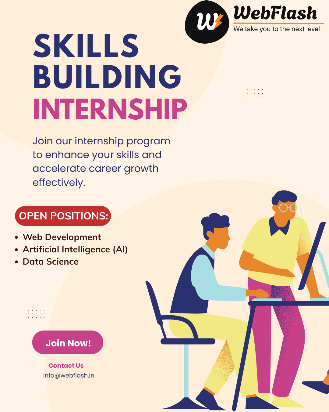 Available internships preview